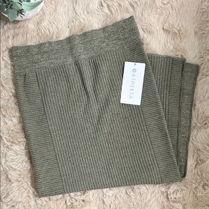 Athleta Sage Green Ribbed Skirt